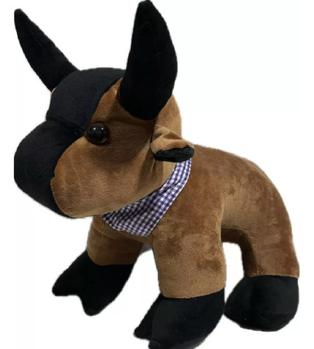 Peluche Torito Con Pañuelo - Toro Suave 38 Piezas De 28 Cm Café