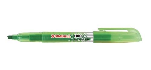 Resaltador Marcador Simball 1100 Verde Fluo