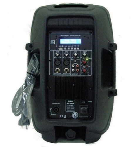 Imagen 3 de 3 de Bafle Activo Moon 10 150w Activo Usb Sd Fm Bluetooth