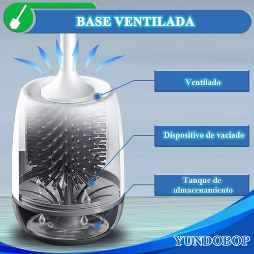 2 En 1 Juego De Escobilla Y Soporte Para Inodoro,