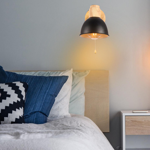Aplique De Pared Con Interruptor De Cable De Tracción, Luz