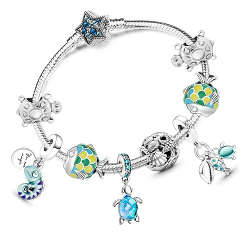 Pulsera Para Mujer Charms Brazalete Dijes Pulsera Mujer