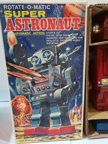 Antiguo Robot Horikawa Super Astronaut Con Caja (Usado)