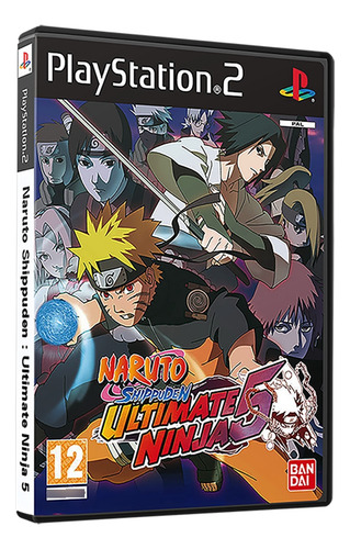 Jogo Repro Naruto Shippuden 5 Dublado - Ps2 Midia Fisica