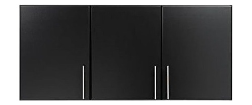 Repisa Flotante Gabinete Cocina Colgar 3 Puertas 105 Negro