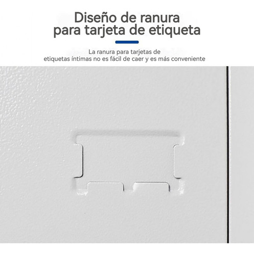 Taquilla Metálica De 4 Puertas Con Dimensiones De 180cm Gris Claro