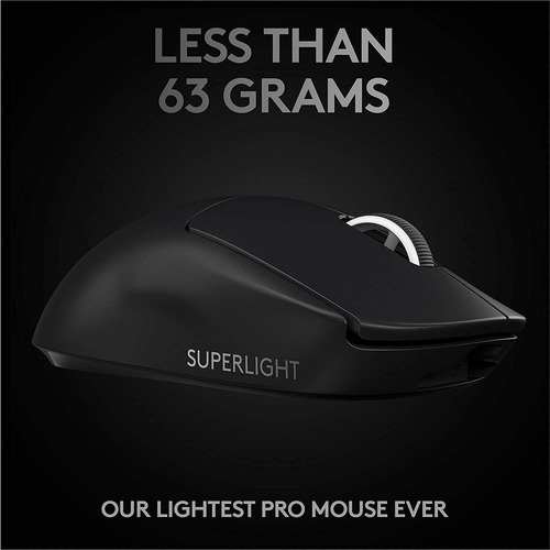 Mouse Gamer Inalambrico Logitech G Pro X Superlight Black Color Negro