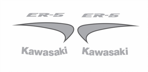 Kit Emblemas Adesivos Compatíveis Moto Er-5n Preta Er5pre