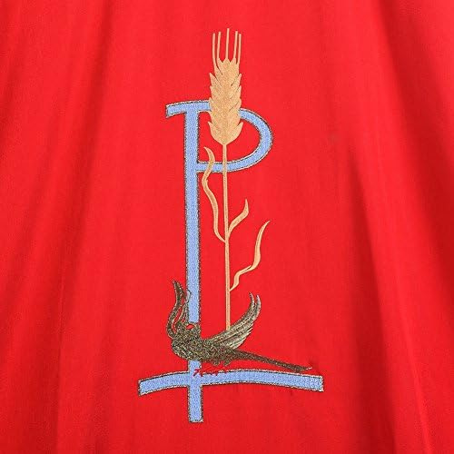 Bessume Iglesia Sacerdote Casulla Trigo Pájaro Bordado Vesti
