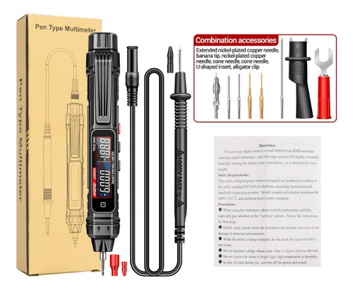 Multímetro Smart-pen Tester Con Rango Automático De Voltaje