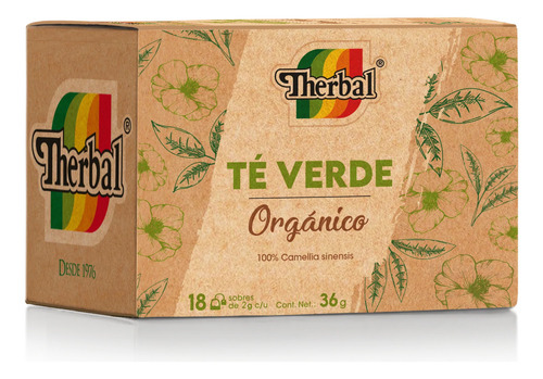 Therbal Té Verde Orgánico 18s