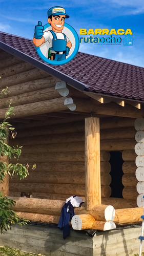 Imagen 7 de 10 de Cerca Poste Polin Eucaliptus Sin Curar 2.65mts Perfectos Pro