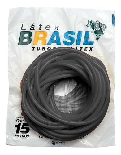 Tubo Látex 203, 1 Metro, Cor Preto, Garrote, Tripa De Mico