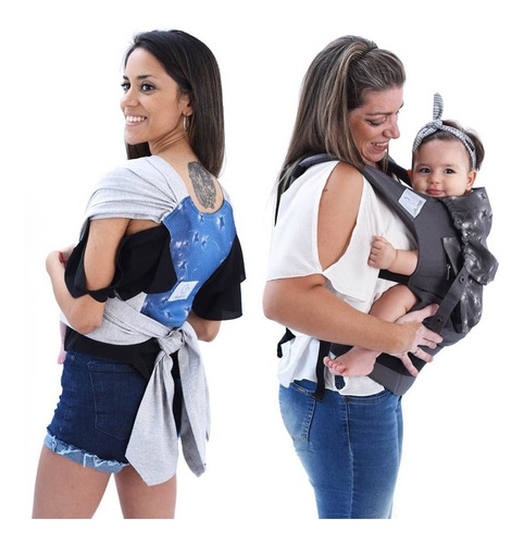 Arrimaditos® - Mochila Ergonómica + Remera Fular Prearmado