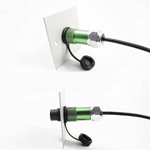 Acoplador Hdmi Impermeable 2 Conector Montaje Panel 4k