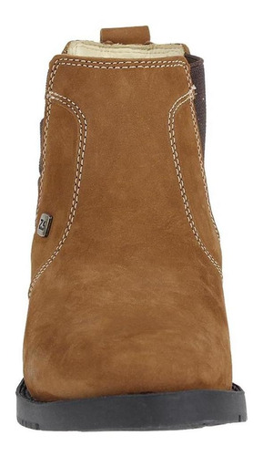 Botina Cano Curto Feminina Zebu Original Castor 24134