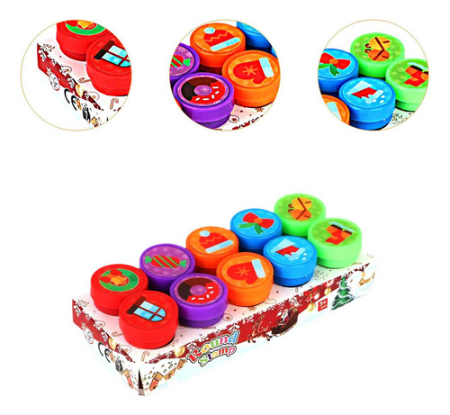 An . 30 Sellos Navideños Surtidos Para Fiestas, Sellos