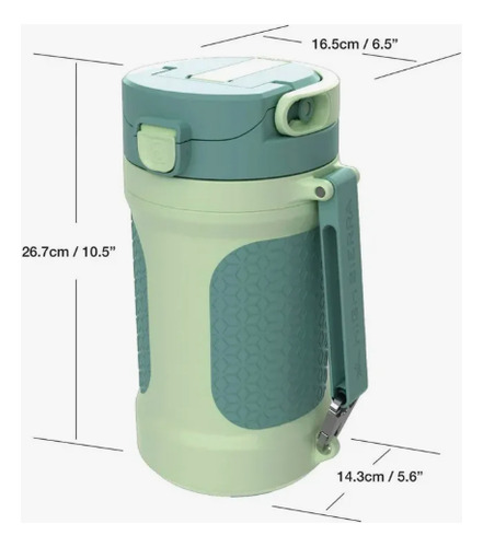 Set De Termos Deportivos High Sierra De 1.9 L C/u 2 Pzas