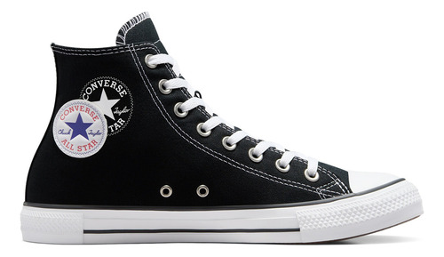 Tenis Converse Side License Plate Ctas Hi A09137c Hombre Color Negro Diseño De La Tela Liso Talla 28.5 Mx