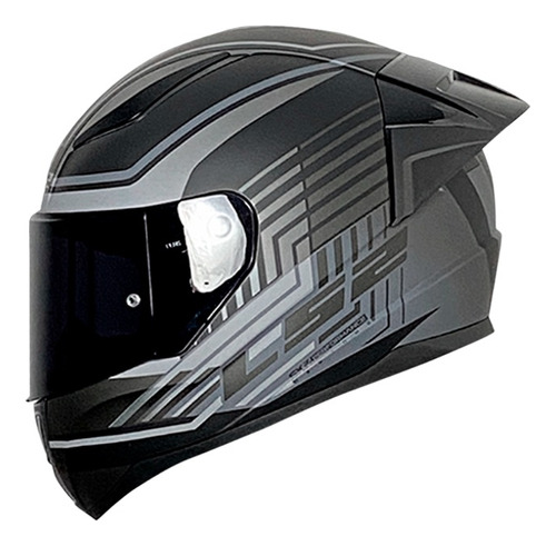 Casco Para Moto Rapid Kruise Negro Mate/gris