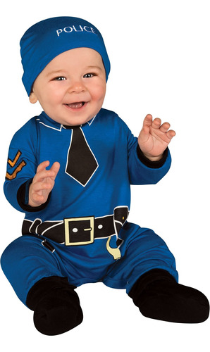 Traje De Rubies Babys First Halloween Policeman 1 Pieza Jum