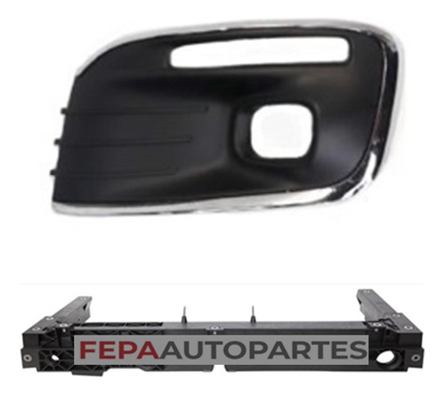 Grilla Rejilla Tapa Faro Auxiliar Citroen Elysee