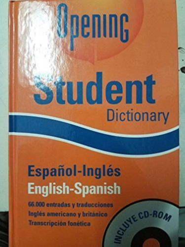 Student Dictionary Opening Español-ingles Con Cd, De No Aplica., Vol. 1. Editorial Ceac, Tapa Tapa Blanda En Español/inglés