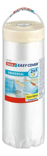 Plástico Protector Adhesivo Easy Cover 15mts X 2,6mts Tesa