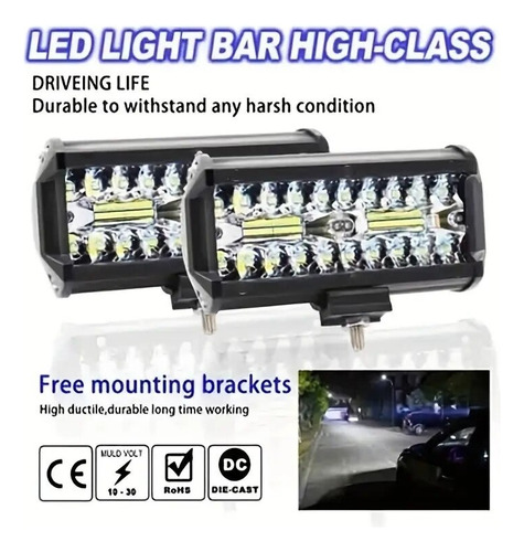 Luces Leds Accesorios Autos, Camionetas, Barcos X 2 Unidades