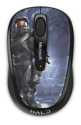 Mouse Óptico Inalámbrico Microsoft Mobile 3500 Halo Edition