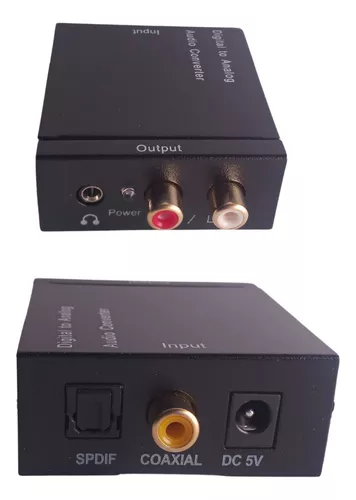 Convertidor De Audio Optico A Jack 3.5