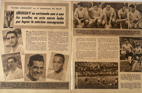 Uruguay En Mundial, Clipping Revista Fútbol Déc 50. Ncr06