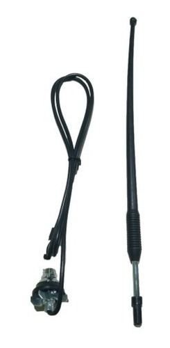 Antena Rabo De Raton Negra Universal Para Vehiculo