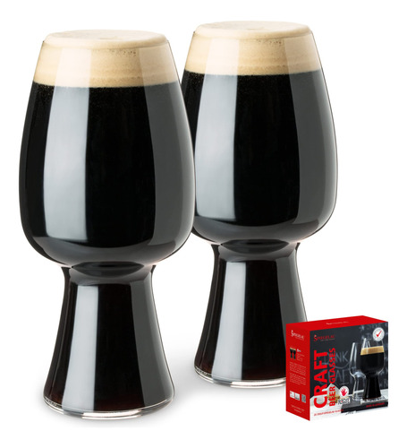 Spiegelau Stout Craft - Vaso De Cerveza Stout Juego De 2