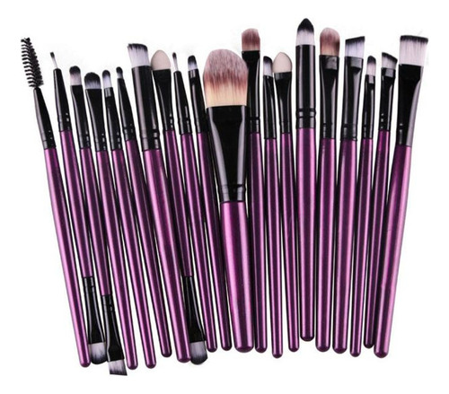 Set De 20 Brochas De Maquillaje T 637t, Sombra De Ojos Profe