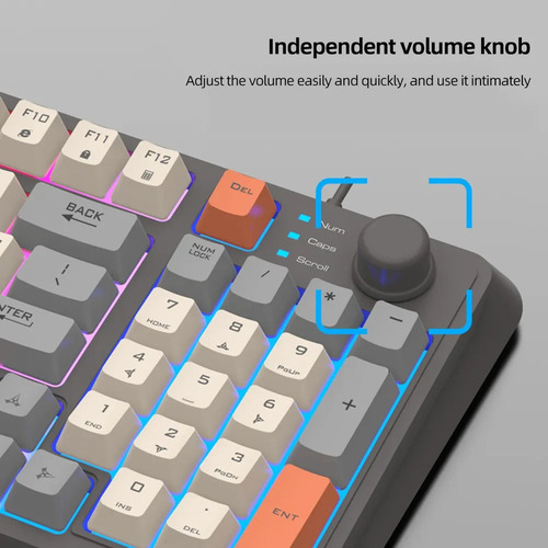 ' Teclado Para Juegos Rgb De 94 Teclas Para Portátil Y Pc