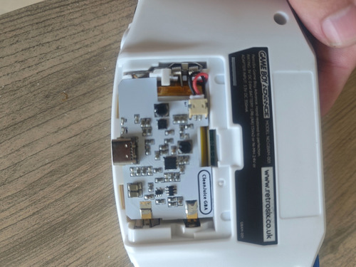 Gameboy Advance Togepi Vermelho Ipsv2 Mod Bateria Vermelho (Usado)