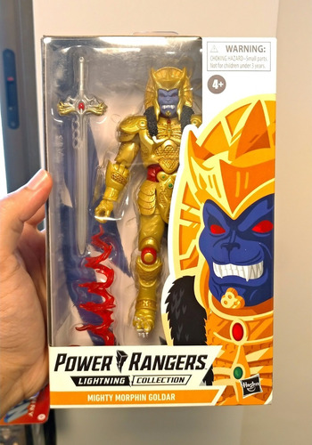 Imagem 3 de 7 de Goldar Power Rangers Lightning Collection Hasbro Figuarts