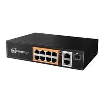 Comprar Glc-gh110-100w Switch 8 Pto Poe 10\u002F100+2 Uplink Giga + 1 Sfp