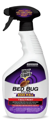 Hot Shot Bed Bug Killer Tratamiento Listo Para Usar 946ml