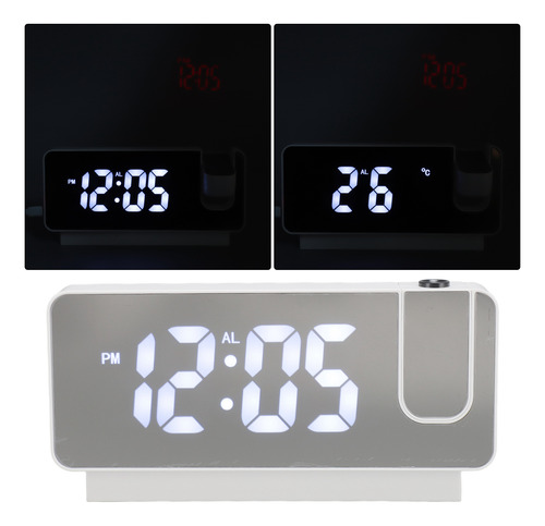 Reloj Despertador Multifunción De Digital Led Con Proyeccion