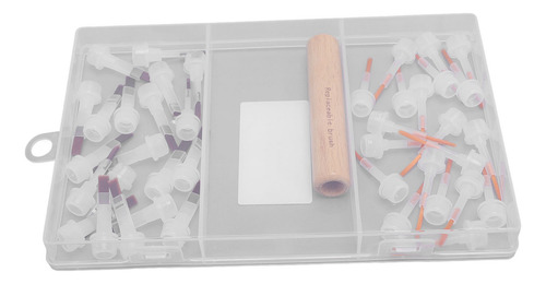 Cepillo De Repuesto Para Esmalte De Uñas, Madera De Doble Pu