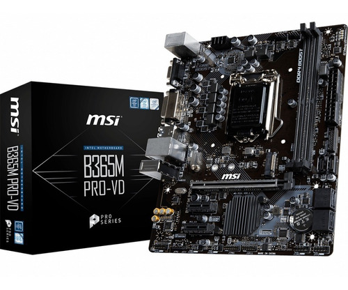 Tarjeta Madre Msi B365m Pro Ddr4 8va 9na Gen Socket 1151