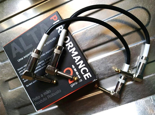 Imagem 3 de 3 de Cabo 25cm P Pedaleira Pedal De Guitarra 02 Un Alta Qualidade