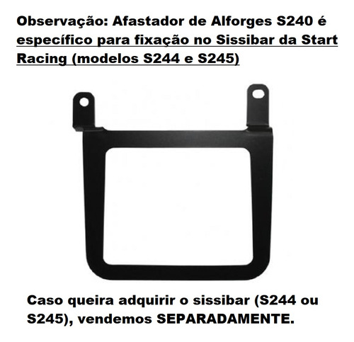 Afastador De Alforges P/ Sissibar Vulcan 650 2015+ Mototeca