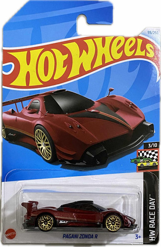 Hot Wheels Pagani Zonda R Rojo 3/10 Hw Race Day | 2024