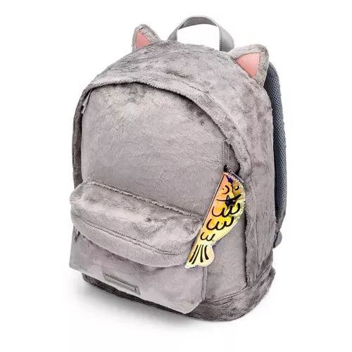 Imaginarium - Tem mochila de gato (peludinha, com orelha e até