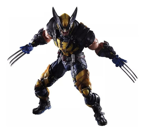 Boneco Action Figure Wolverine Logan Play Art Xmen No Brasil
