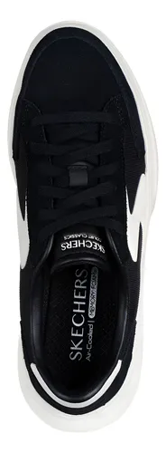 Zapatilla Mujer Cordova Classic Game Time Negra Skechers