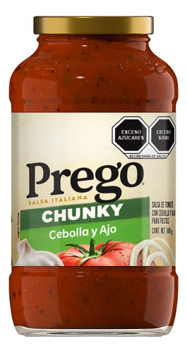 2 Pzs Prego Prego Tomate Cebolla & Ajo 680gr